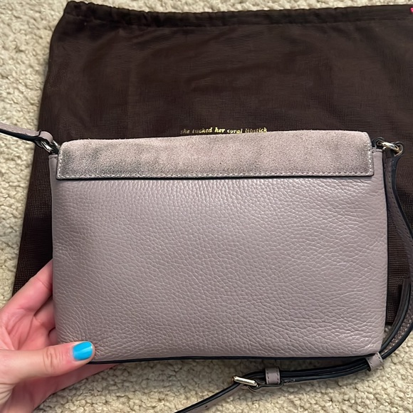 Kate spade “spencer court” suede and leather crossbody bag (Nordstrom exclusive) - Picture 2 of 6